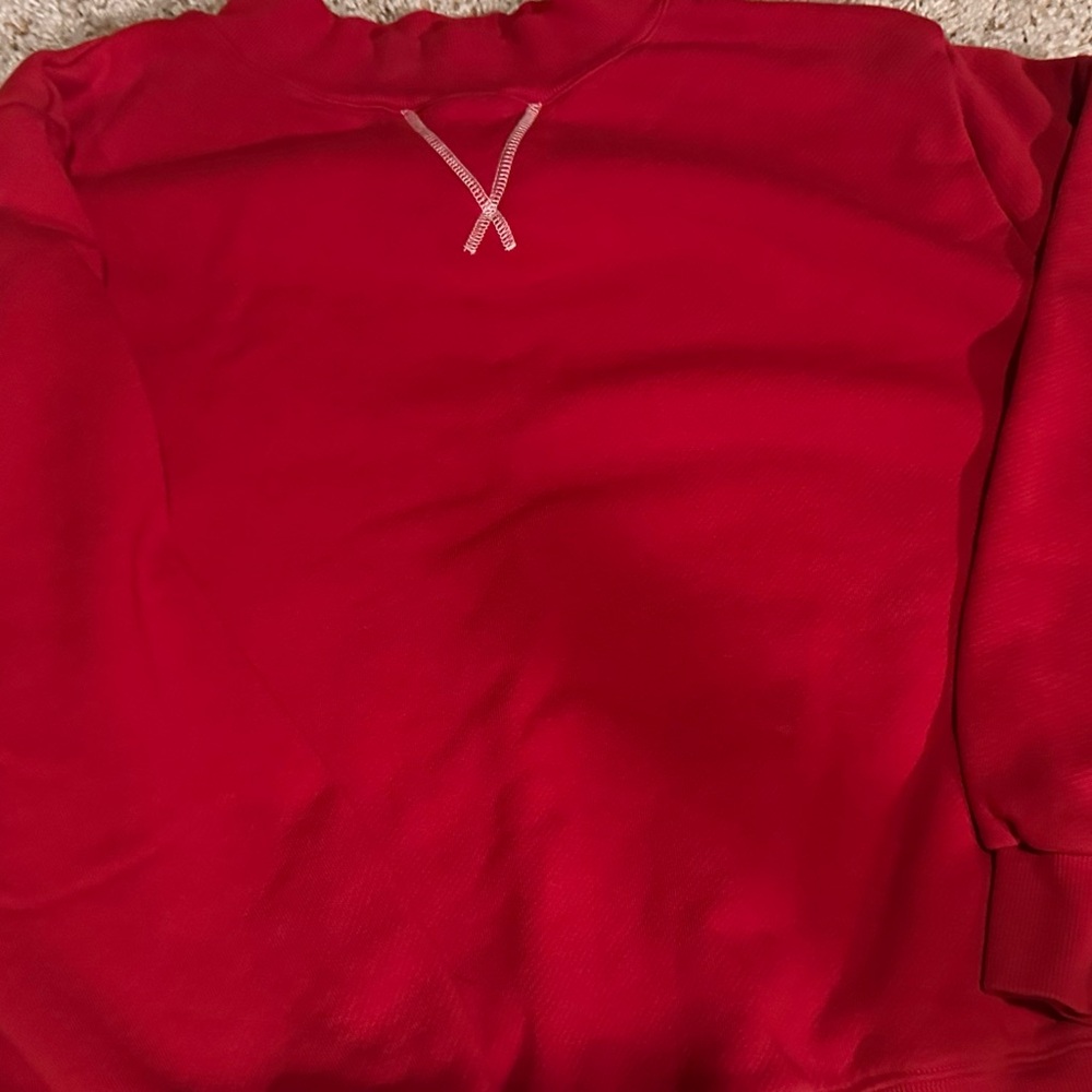 Parke Firecracker Vibrant Red Sweatshirt ❤️